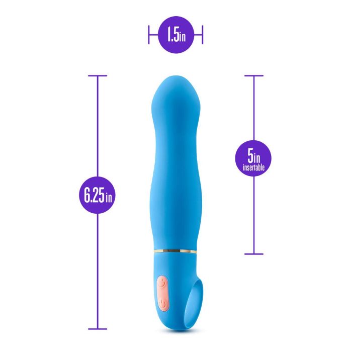 Vibrador Blush Aria Azul 7 Vibrador Blush Aria Azul 7