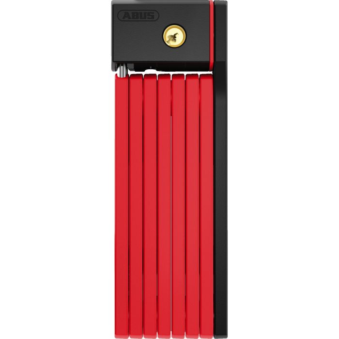 ABUS Bordo uGrip 5700K/100 RD SH - Candado de Bicicleta Plegable, Rojo, 100 cm de Longitud