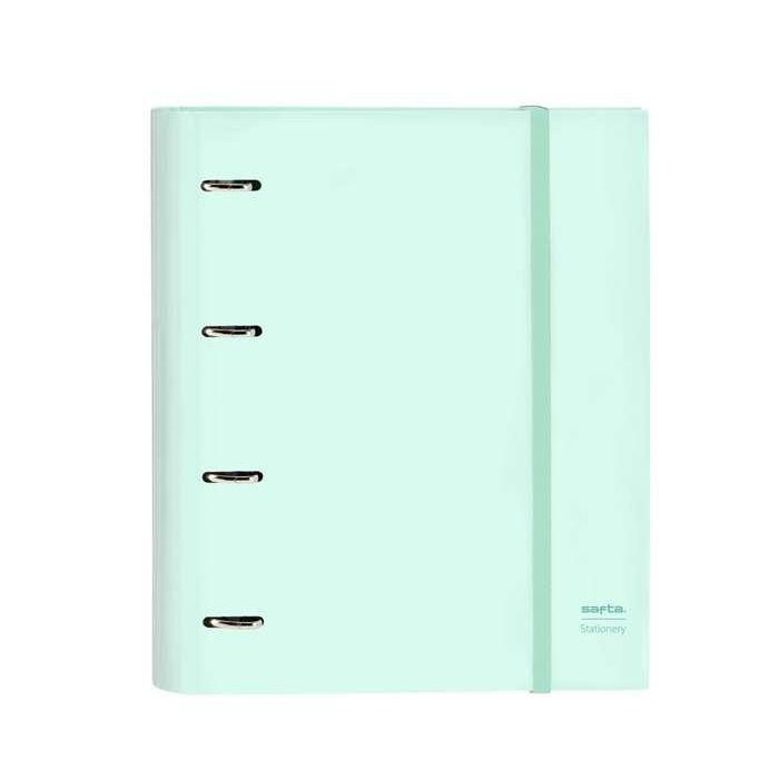 Safta Carpeta 4 anillas 35mm con recambio color menta 27x32x3,5 para niños 2