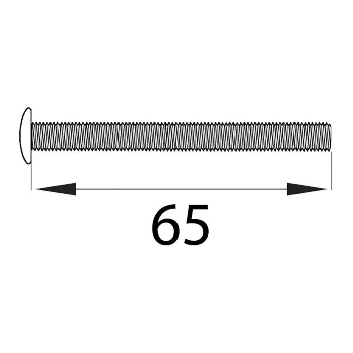 Tornillo cilindro trn16 m5x65mm níquel 2 Tornillo cilindro trn16 m5x65mm níquel 2
