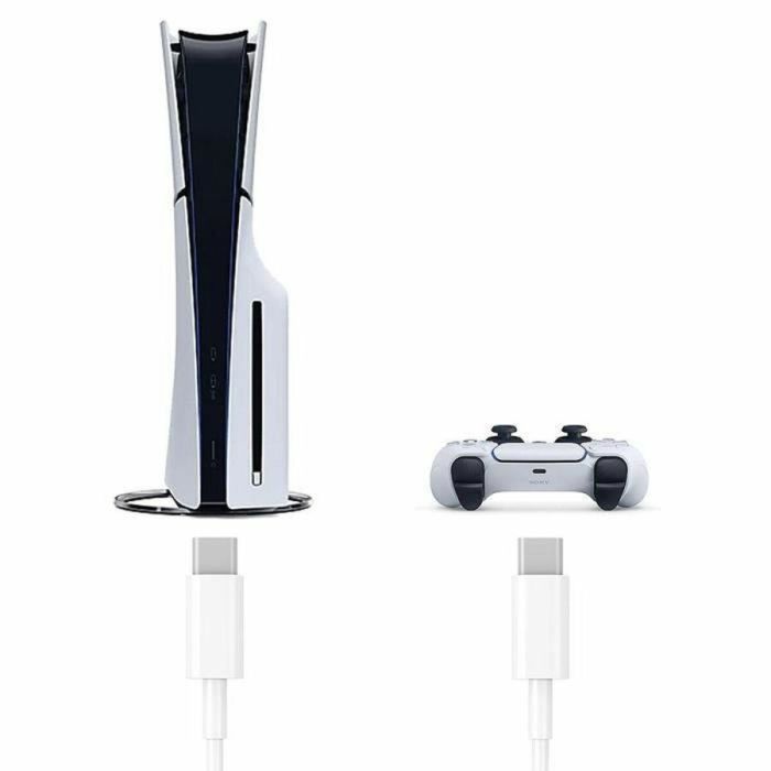 Subsonic SUB1709241496555 Cable de Carga USB-C a USB-C para PS5, Longitud 3 m 5