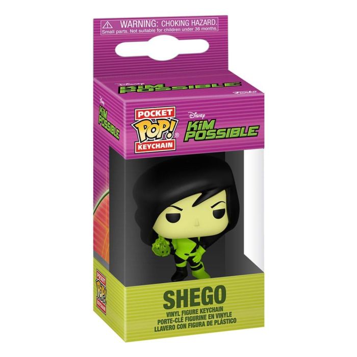 Funko Pop Keychain Kim Possible - Shego con caja protectora