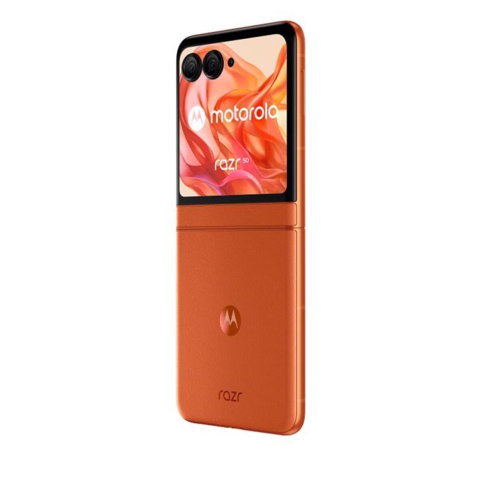 Motorola razr 50 5G Dual SIM, Pantalla Plegable 6.9" pOLED + Externa 3.63", 50MP, 8GB RAM, 256GB Almacenamiento, IPX8, 4200 mAh Naranja 16 Motorola razr 50 5G Dual SIM, Pantalla Plegable 6.9" pOLED + Externa 3.63", 50MP, 8GB RAM, 256GB Almacenamiento, IPX8, 4200 mAh Naranja 16