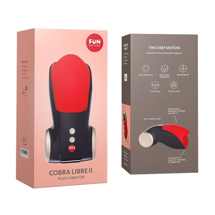 Vibrador Fun Factory COBRA LIBRE II Rojo 1 Vibrador Fun Factory COBRA LIBRE II Rojo 1