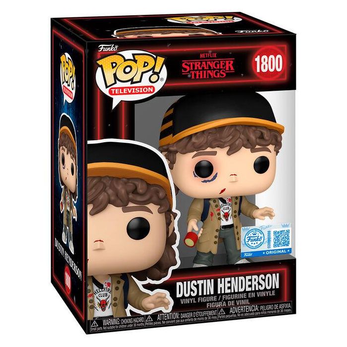 Figura POP Stranger Things 5 Dustin Henderson Exclusive 1 Figura POP Stranger Things 5 Dustin Henderson Exclusive 1