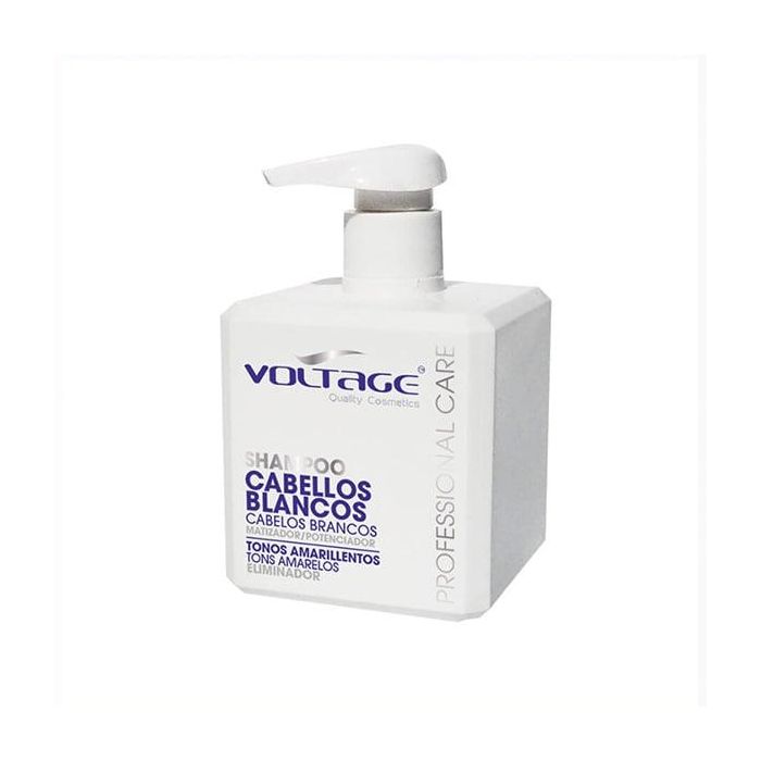 Voltage Champú Tratante Potenciador para Cabellos Grises y Blancos 500ml