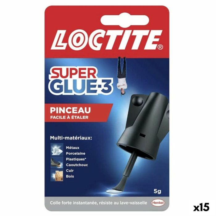Adhesivo Instantáneo Loctite Super Glue-3 5 g (15 Unidades) Adhesivo Instantáneo Loctite Super Glue-3 5 g (15 Unidades)