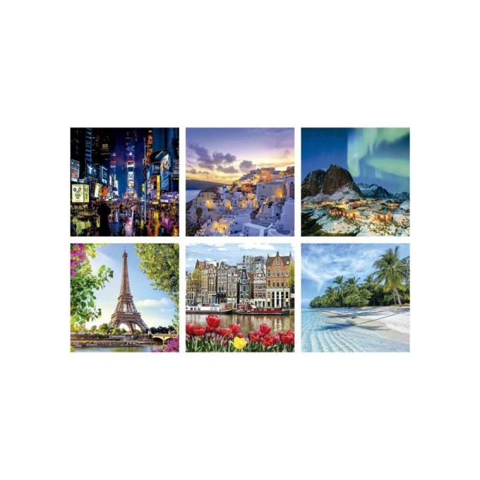 Educa Borrás Puzzle Cubo 3D Viajes 20124, 216 Piezas, Rompecabezas Educativo para Todas las Edades 1