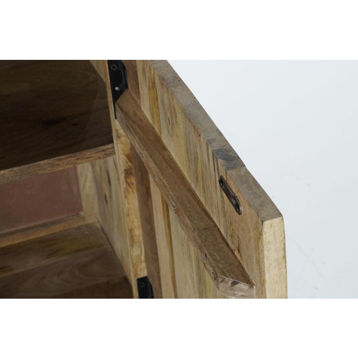 DKD Home Decor Estanteria Cottage Estilo Rústico Natural Mango y Metal 95 x 44 x 172 cm con 2 Cajones y 2 Puertas 7 DKD Home Decor Estanteria Cottage Estilo Rústico Natural Mango y Metal 95 x 44 x 172 cm con 2 Cajones y 2 Puertas 7