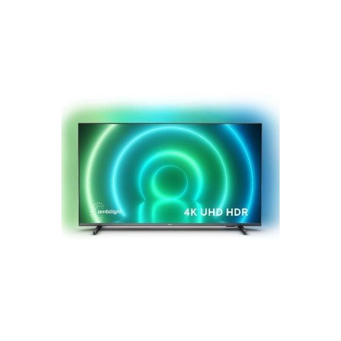 Televisor Philips UHD TV 50PUS7906 50"/ Ultra HD 4K/ Ambilight/ Smart TV/ WiFi/ Gris Televisor Philips UHD TV 50PUS7906 50"/ Ultra HD 4K/ Ambilight/ Smart TV/ WiFi/ Gris