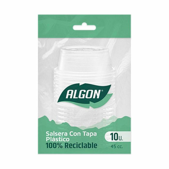 Set de cuencos reutilizables Algon Salsas 10 Piezas Plástico 45 ml (36 Unidades) 1