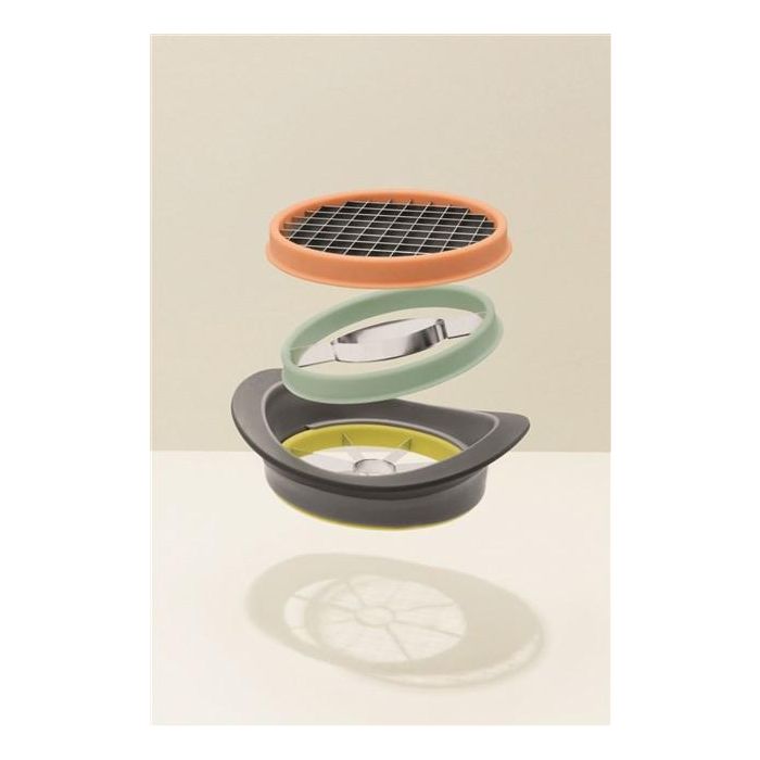 Berghoff 3950020 Set Cortador Frutas y Verduras Rápido, Seguro y Fácil con Cuchillas Intercambiables de Acero Inoxidable 4 Berghoff 3950020 Set Cortador Frutas y Verduras Rápido, Seguro y Fácil con Cuchillas Intercambiables de Acero Inoxidable 4