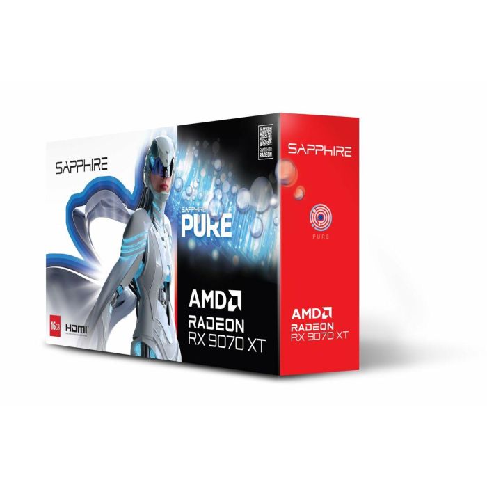 Sapphire Tarjeta Gráfica PURE RX 9070 XT GAMING OC AMD Radeon RX 9070 XT 16GB GDDR6 256BIT 2HDMI+2DP 3 Ventiladores 11348-02-20G 11 Sapphire Tarjeta Gráfica PURE RX 9070 XT GAMING OC AMD Radeon RX 9070 XT 16GB GDDR6 256BIT 2HDMI+2DP 3 Ventiladores 11348-02-20G 11