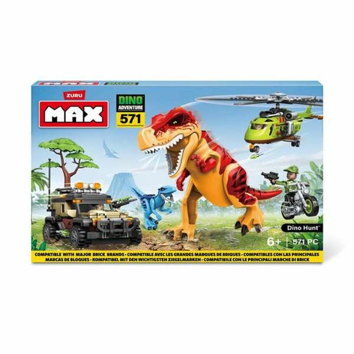 Juego de Construcción + Figuras Zuru Max Dino 33 x 48,3 x 7,6 cm 592 Piezas Juego de Construcción + Figuras Zuru Max Dino 33 x 48,3 x 7,6 cm 592 Piezas
