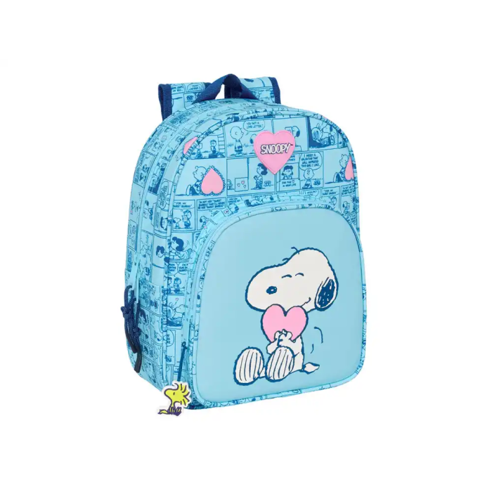 Mochila Escolar Snoopy Love Azul claro 26 x 34 x 11 cm 0 Mochila Escolar Snoopy Love Azul claro 26 x 34 x 11 cm 0