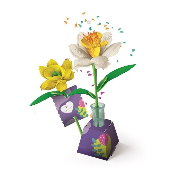 Clementoni Crea tus flores Narciso Kit 8005125188765 1