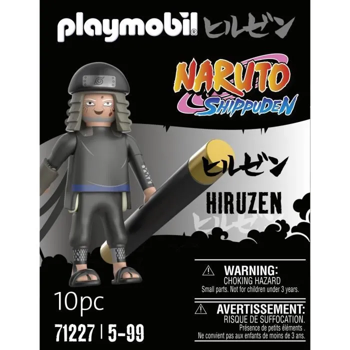 Playmobil Naruto Shippuden Figura Hiruzen con Bastón de Combate, Accesorios Removibles y Base Estable 2 Playmobil Naruto Shippuden Figura Hiruzen con Bastón de Combate, Accesorios Removibles y Base Estable 2