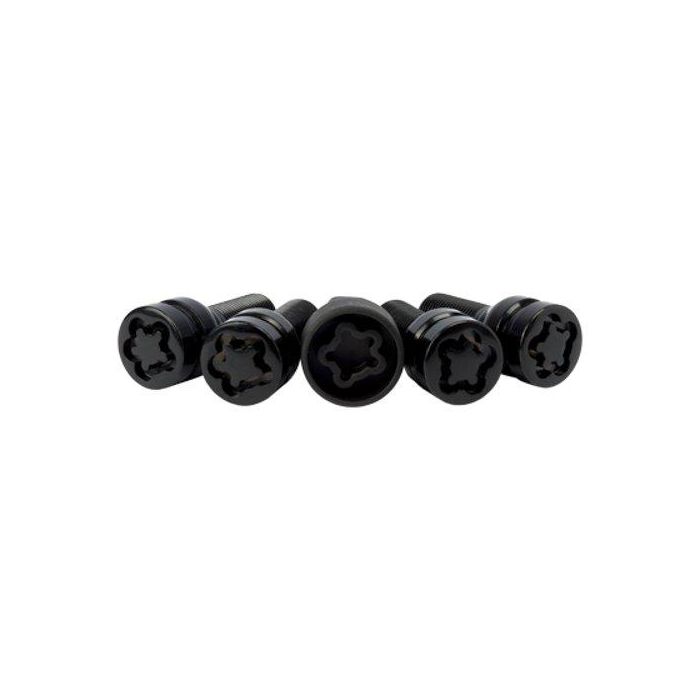 TOR9951 Tornillos Antirrobo 4 Unidades 14x125 L28 17-19 Black Chrome Compatible MINI, X5, X6, Serie 7 TOR9951 Tornillos Antirrobo 4 Unidades 14x125 L28 17-19 Black Chrome Compatible MINI, X5, X6, Serie 7
