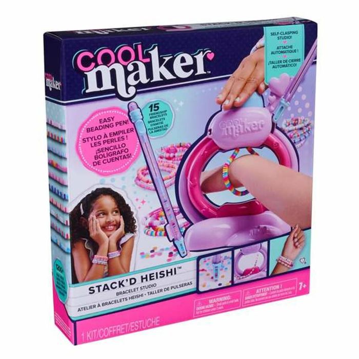 Cool Maker Estudio de Pulseras Heishi para Niños - Kit de Manualidades Creativo con Accesorios para Diseñar Joyas para 7+ Años Cool Maker Estudio de Pulseras Heishi para Niños - Kit de Manualidades Creativo con Accesorios para Diseñar Joyas para 7+ Años