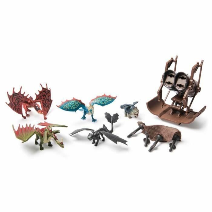 Spinmaster Dragón Set de minifiguras Cazador de dragones A partir de 4 años Dreamworks SPI6072894 4