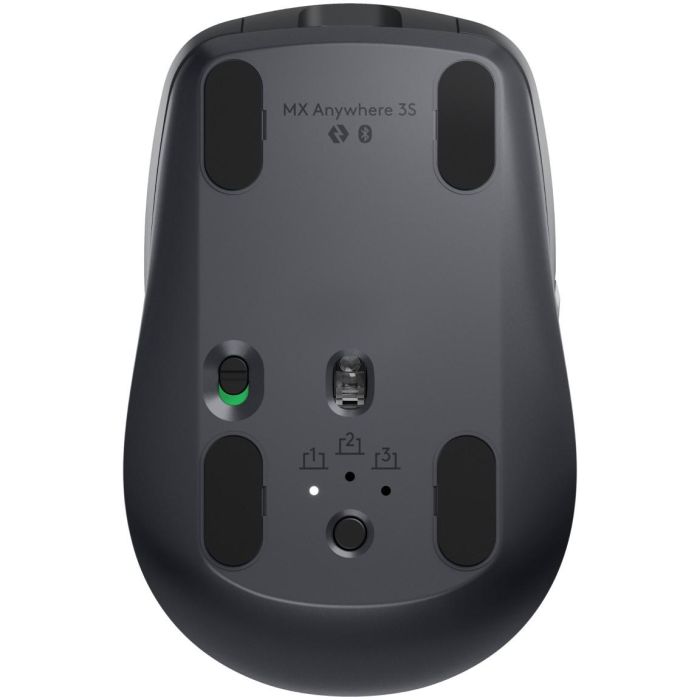 Logitech 910-006929 Ratón Inalámbrico Bluetooth MX Anywhere 3S - 8000 DPI, Darkfield, Clics Discretos, Recargable, Grafito 3