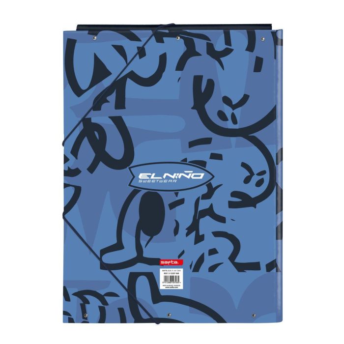 Carpeta folio 3 solapas el niño "bahia" 26x33,5x2,5 1 Carpeta folio 3 solapas el niño "bahia" 26x33,5x2,5 1