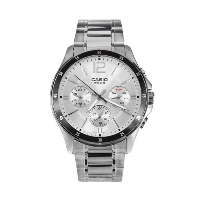 Reloj Hombre Casio ENTICER GENT Gris Plateado (Ø 35 mm) (Ø 43,5 mm)