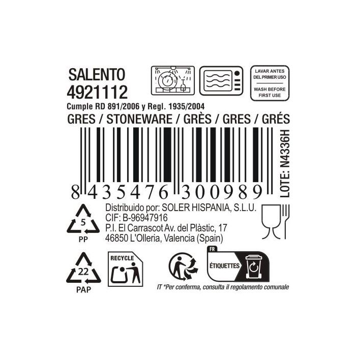 Taza Jumbo Salento 340 cc - Inde (36 Unidades) 6