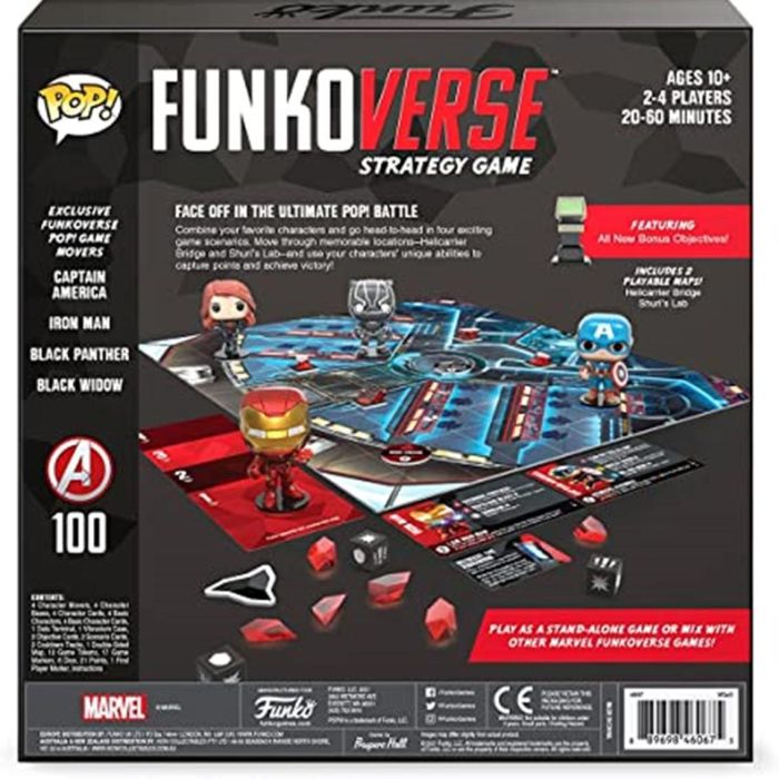 Juego Mesa Funkoverse Marvel Edicion 100 2 Juego Mesa Funkoverse Marvel Edicion 100 2