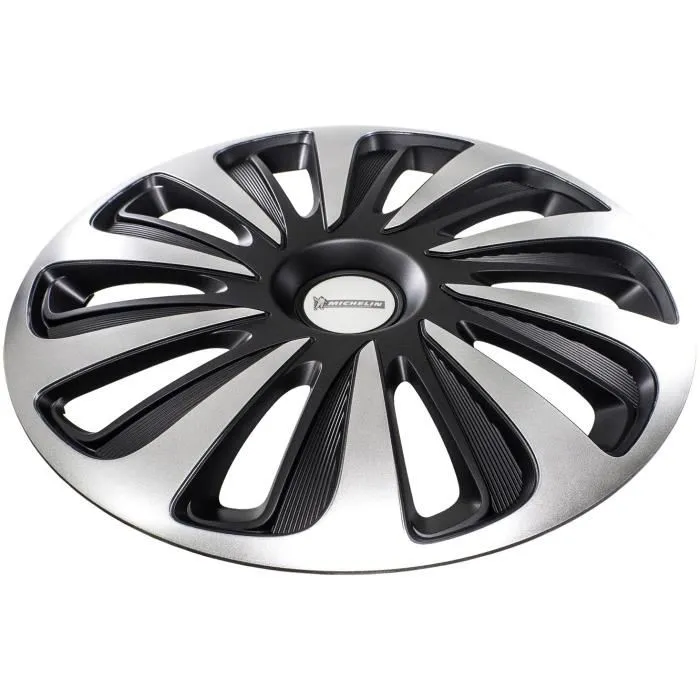 Michelin 16 NVS 3D Tapacubos para Ruedas de 16 Pulgadas (Lote de 4) Negro 2