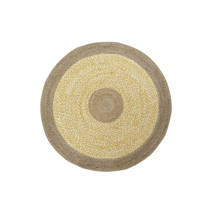 Alfombra DKD Home Decor Marrón Blanco Amarillo (148 x 148 x 1 cm) Alfombra DKD Home Decor Marrón Blanco Amarillo (148 x 148 x 1 cm)