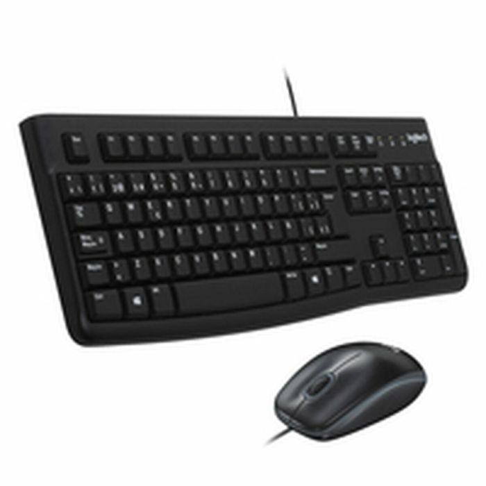 Teclado y Ratón Logitech Desktop MK120 USB Negro Italiano 1