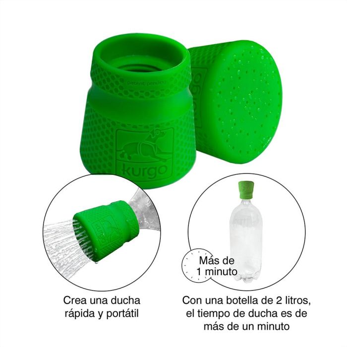 Adaptador botella mud dog ducha portátil 3