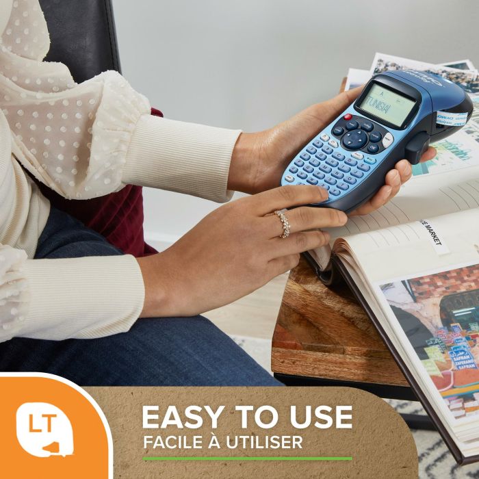 Dymo S0721620 Etiquetas LetraTag Plástico Negro sobre Amarillo 12 mm x 4 m 6