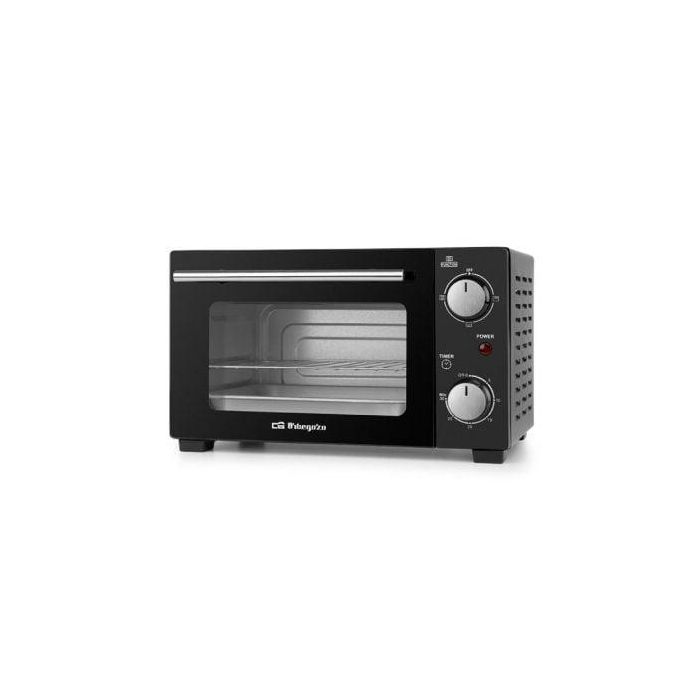 Orbegozo 18066 Horno de Sobremesa Eléctrico HO 985, 800W, 10L, Negro, con Temporizador 30 Minutos y Selector de Calor Superior Inferior Simultáneo. 0 Orbegozo 18066 Horno de Sobremesa Eléctrico HO 985, 800W, 10L, Negro, con Temporizador 30 Minutos y Selector de Calor Superior Inferior Simultáneo. 0