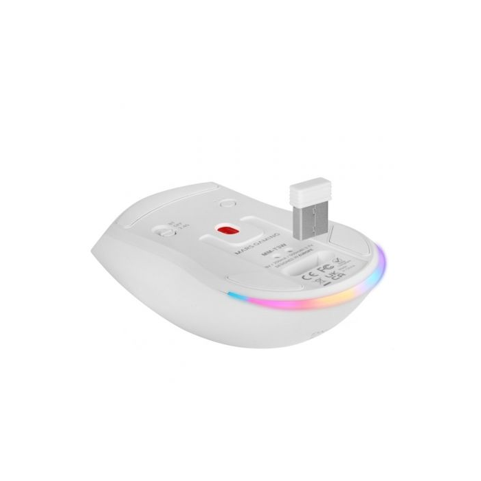 Ratón Gaming Inalámbrico Mars Gaming MM-T3/ Batería recargable/ Hasta 14400 DPI/ Blanco 4 Ratón Gaming Inalámbrico Mars Gaming MM-T3/ Batería recargable/ Hasta 14400 DPI/ Blanco 4