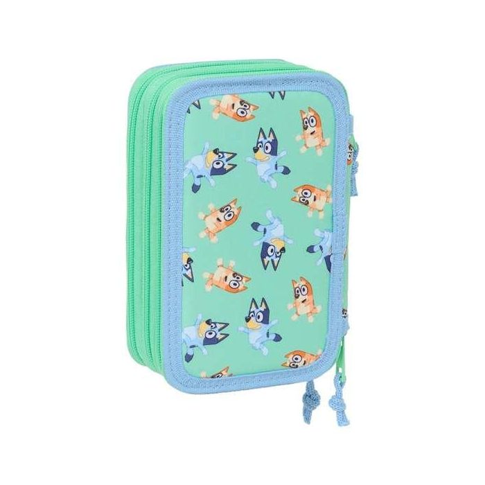 Safta Plumier Triple Bluey "Sisters" 37 Pcs 12,5x19,5x5,5 cm 1