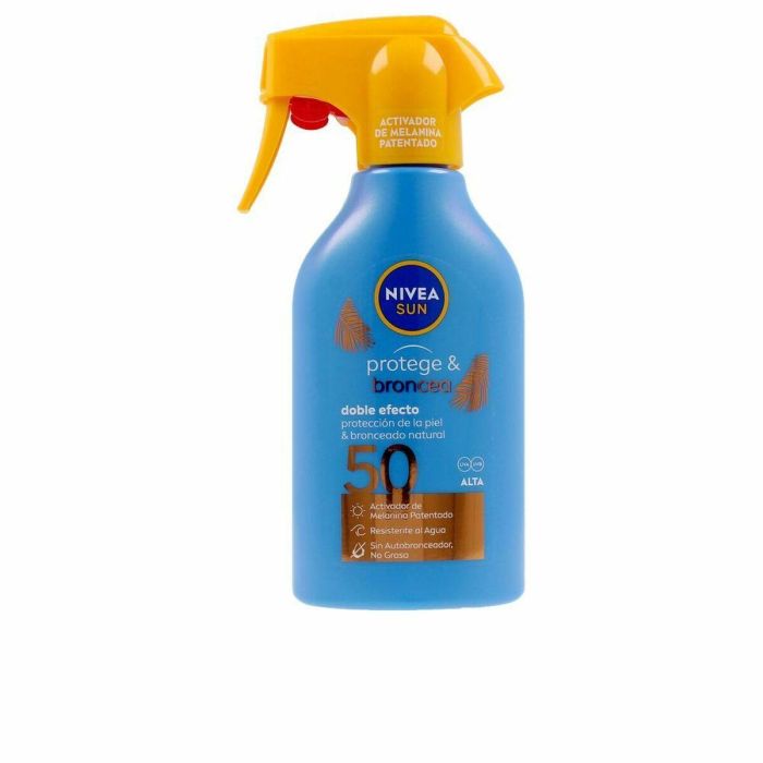 Protector Solar Corporal en Spray Nivea Sun Broncea Spf 50 270 ml