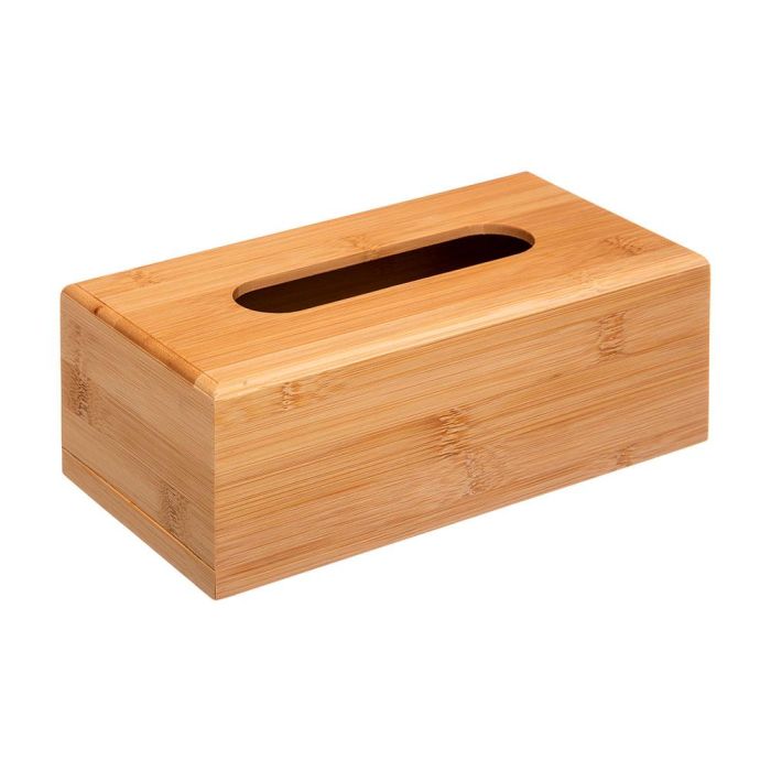 5Five Caja de bambú para pañuelos 25 x 13 x 8,7 cm - Natural 0 5Five Caja de bambú para pañuelos 25 x 13 x 8,7 cm - Natural 0