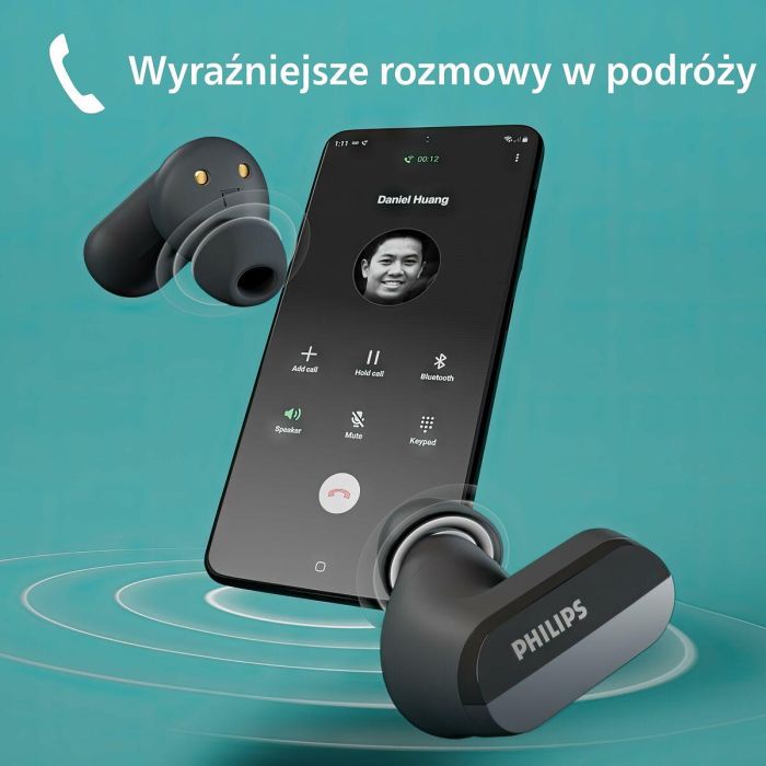 Philips TAT3508BK/00 Auriculares Inalámbricos True Wireless Bluetooth 5.3 con Cancelación de Ruido Híbrida IPX4 Negro 9 Philips TAT3508BK/00 Auriculares Inalámbricos True Wireless Bluetooth 5.3 con Cancelación de Ruido Híbrida IPX4 Negro 9