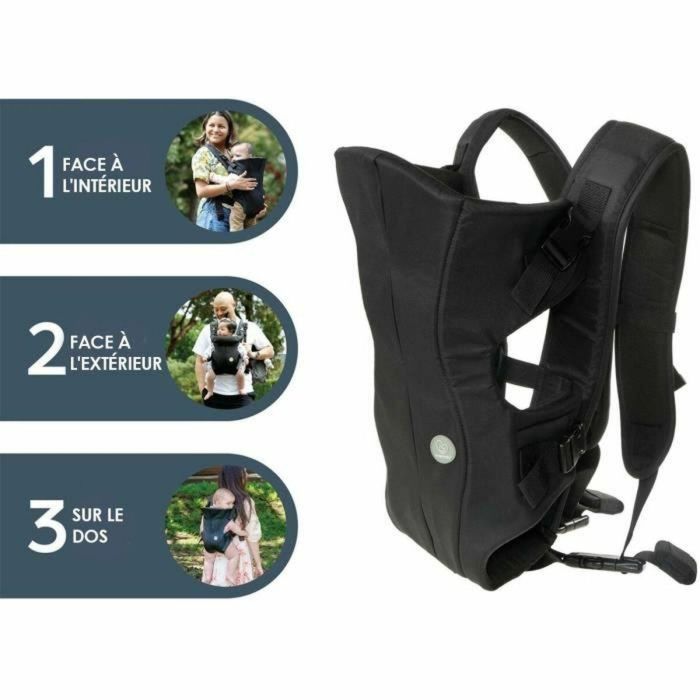 Mochila Portabebé Dreambaby Negro + 0 Meses 5 Mochila Portabebé Dreambaby Negro + 0 Meses 5