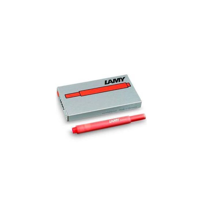 Lamy Cartucho 10 Red Recambio 825 Para Pluma Tinta Rojo Caja 5 Unidades Lamy Cartucho 10 Red Recambio 825 Para Pluma Tinta Rojo Caja 5 Unidades