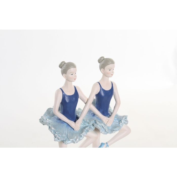 DKD Home Decor Figura Romántica de Bailarinas de Resina Azul 7.5 x 21.5 x 14 cm 1 DKD Home Decor Figura Romántica de Bailarinas de Resina Azul 7.5 x 21.5 x 14 cm 1