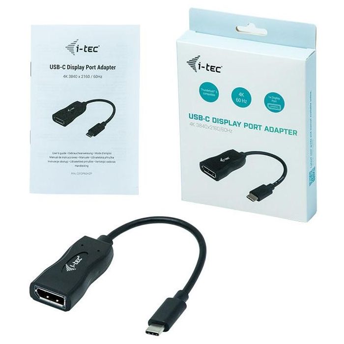 I-TEC Adaptador USB-C a DisplayPort 4K/60Hz, 0,15 m, para Windows, Mac y Android 3 I-TEC Adaptador USB-C a DisplayPort 4K/60Hz, 0,15 m, para Windows, Mac y Android 3