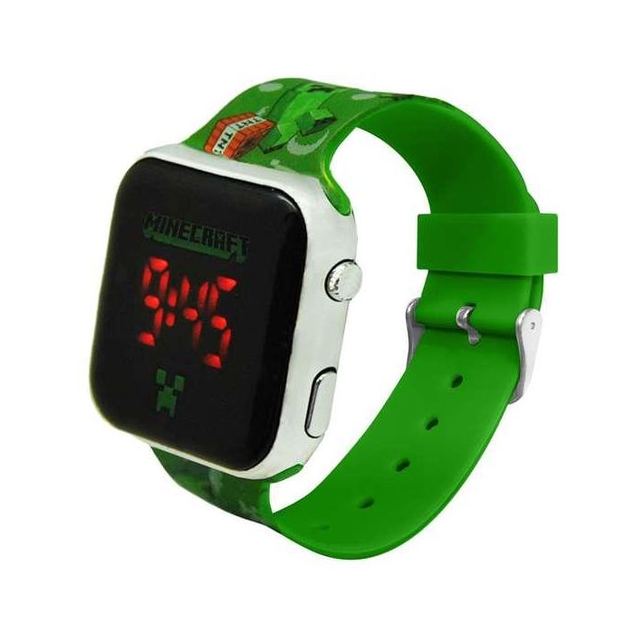 Reloj led minecraft con luz led y funciones 3,5cm 1 Reloj led minecraft con luz led y funciones 3,5cm 1