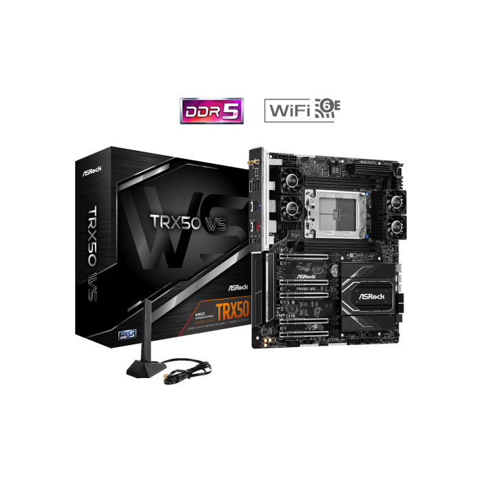 ASRock 90-MXBN40-A0UAYZ Placa Base ATX Extendida TRX50 Socket sTR5 para AMD Ryzen Threadripper