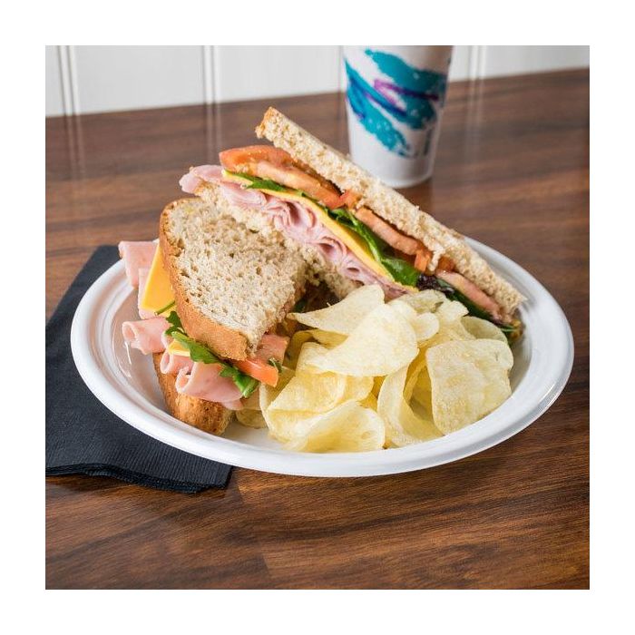 Algon Set 100 Plato Redondo Plástico Ecológico 20.5 cm (6 Unidades) 4 Algon Set 100 Plato Redondo Plástico Ecológico 20.5 cm (6 Unidades) 4