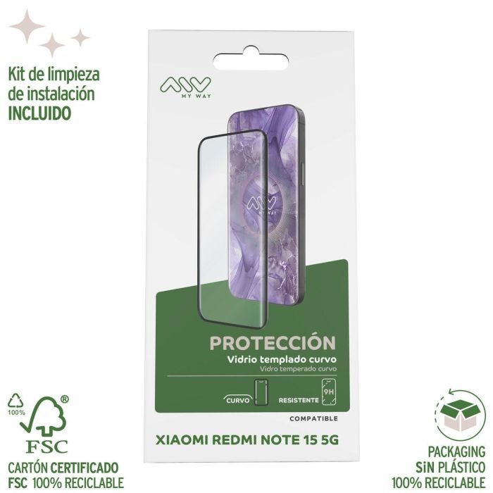 Protector de Pantalla para Móvil Myway Xiaomi Redmi Note 15 5G 2