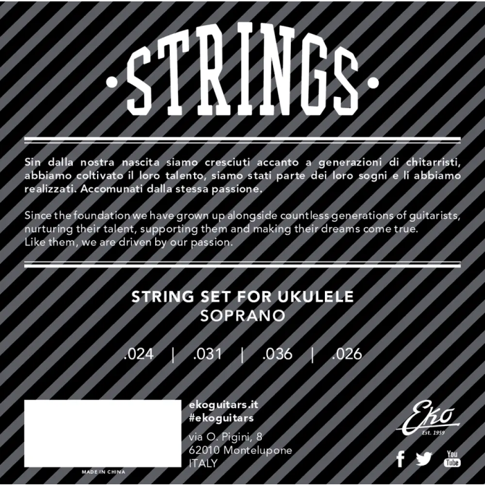 EKO Juego Ukelele Concierto Medium 1
