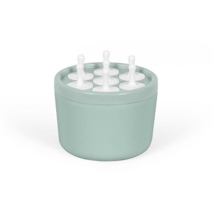 Livoo DOM461 Heladera 1 L con Depósito Acumulador de Frío, Cuchilla Mezcladora, Tapa Transparente y Molde para 7 Helados con Palitos 2